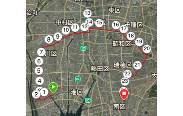 走行地図