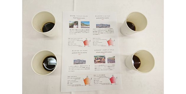 珈琲4種比較